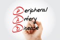 PAD - Peripheral Artery Disease acronym