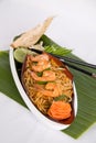 Pad Thai Goong Sod Fried Rice Sticks with Shrimp