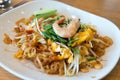 Pad thai shrimp noodle Royalty Free Stock Photo