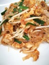 Pad Thai Stir Thai Noodle Popular Local Food Of Thailand