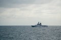 KDB Daruttaqwa OPV-09, Royal Brunei Navy Offshore Patrol Vessel sails in the sea