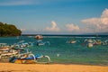 Padangbai Beach. Bali Island Indonesia. Royalty Free Stock Photo