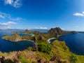 Padar Island in Flores, Indonesia. Royalty Free Stock Photo