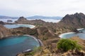 Padar Island in Labuan Bajo, Flores Indonesia Royalty Free Stock Photo