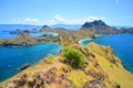 Padar Island near Komodo Island, Indonesia Royalty Free Stock Photo