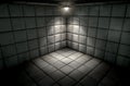 Padded Cell Dirty Spotlight Royalty Free Stock Photo