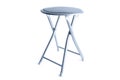 Padded folding stool isolated Royalty Free Stock Photo