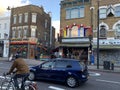 London Little Venice is a tranquil canal area, home to waterside cafes and pubs Royalty Free Stock Photo