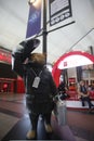 Paddington Bear Statue in Heathrow Airport Royalty Free Stock Photo