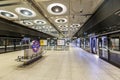 Paddington underground metro station on the Elizabeth Line Crossrail in London