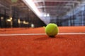 INDOOR PADDLE TENIS A COURT Royalty Free Stock Photo