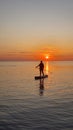 Paddle board during a perfect sunset