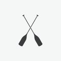 Paddle Boat Oars Icon