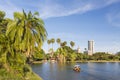 Paddle Boat in Uhuru Park In Nairobi, Kenya, editorial