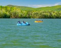 Paddle Boating on Carvins Cove Reservoir