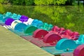 Paddle Boats Royalty Free Stock Photo