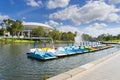 Paddle boats in Adelaide city in Australia Royalty Free Stock Photo