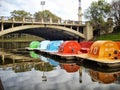 Paddle boats Royalty Free Stock Photo