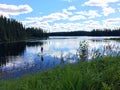 Paddle on the lake