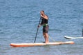 Paddle at Mondial du vent or World Wind in Leucate, France Royalty Free Stock Photo