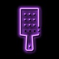 Paddle Spanking neon glow icon illustration