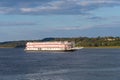 Paddle Steamer American Countess arrives in Natchez Mississippi Royalty Free Stock Photo