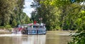 Paddle steamer on the Fraser River at Abbotsford British Columbia Canada Royalty Free Stock Photo