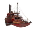 Paddle Steamer Isolated Royalty Free Stock Photo