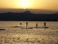 Paddle surf Image Royalty Free Stock Photo