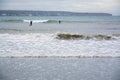 Paddle Surfers Large Waves