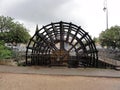 A paddle wheel, with Isle-on Sorgue - France