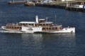 Paddle Wheel Steamer as Tourist Attraction, Kiel, Germany Royalty Free Stock Photo