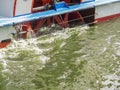 Paddle wheel at work in east Frisia Royalty Free Stock Photo