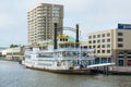 Paddle Wheeler Creole Queen in New Orleans Royalty Free Stock Photo
