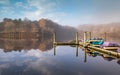 Foggy Morning at Lake Fairfax in Reston Virginia