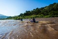 Paddlers Chasing Dusi Canoe Race