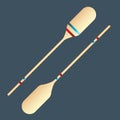 paddles. Vector illustration decorative design