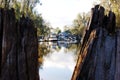 Paddlesteamers at Echuca Moama on the Murray Royalty Free Stock Photo