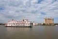 Paddlewheel Boat Cruise on Savannah River Royalty Free Stock Photo