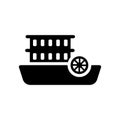 paddlewheeler icon. Trendy paddlewheeler logo concept on white b Royalty Free Stock Photo