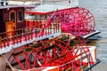 Paddlewheels of an old sternwheeler