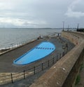 Seaside paddling pool