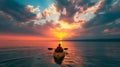 Paddling Serenity: Sunset Kayaking Adventure