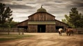 paddock equestrian barn