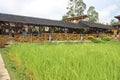 Paddy field cafe tour in Pujon, Malang district, East Java, Indonesia Royalty Free Stock Photo