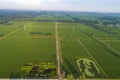 Paddy fields in a rural area of Huai `an city, Jiangsu Province, China