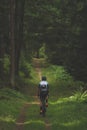 Bikepacking through Germany Royalty Free Stock Photo