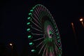 paderborn, nrw, germany, july, 25., 2023, ferris wheel at night