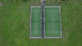 Padle tennis court outside in Sweden