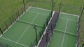 Padle tennis court outside in Sweden